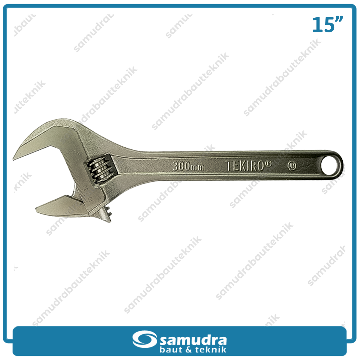 TEKIRO WR-AD1963 Kunci Bago 15" New Tipe EU / Kunci Inggris