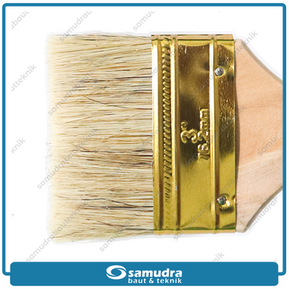 CISAL Kuas Cat Gagang Kayu 3"