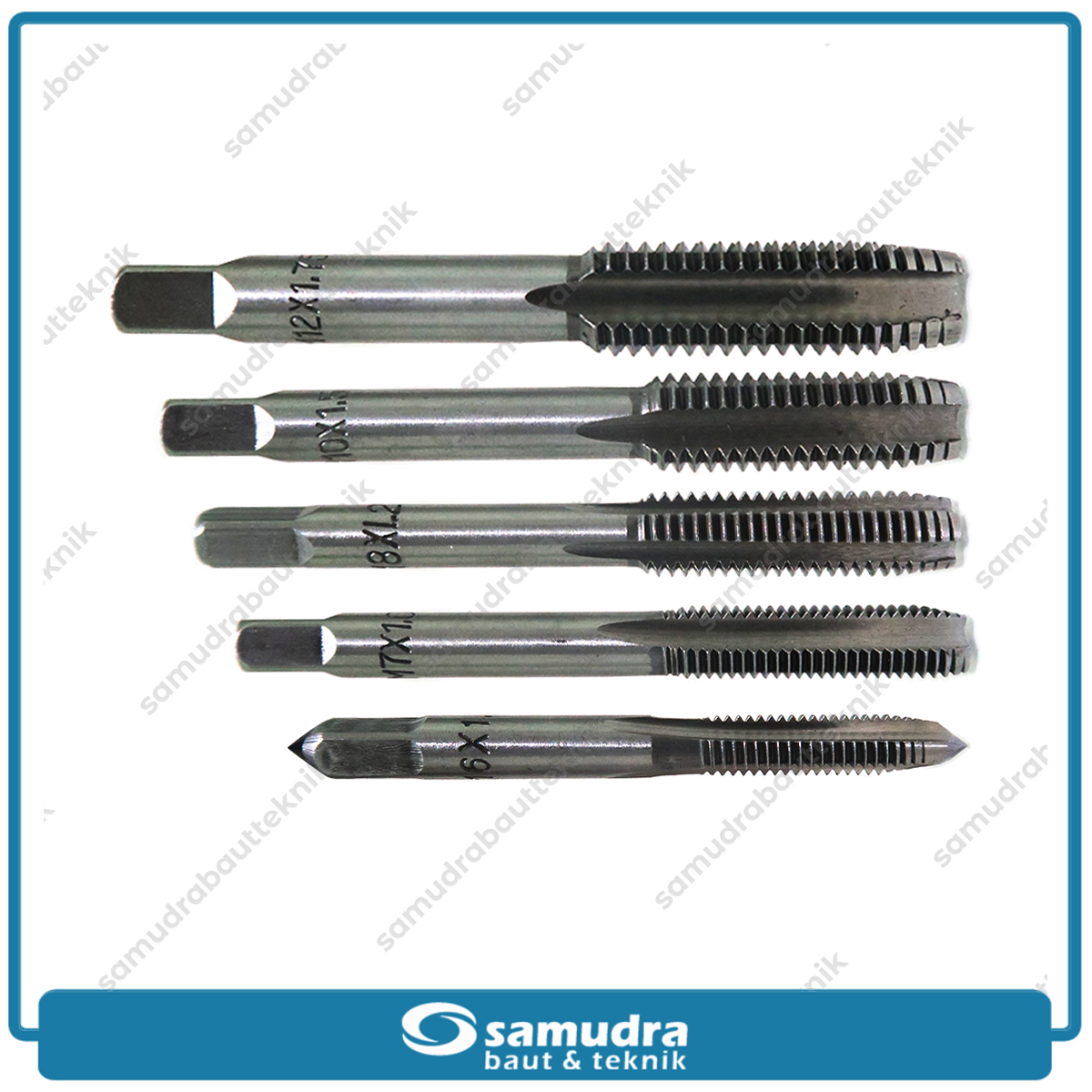 MOLLAR MLR-TWS6PCSWRAH Tap Rachet Wrench Set 6 pcs M6-M12