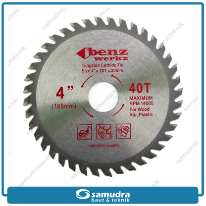 BENZ BZ-7044 Mata Gerinda Potong Multi 4"x40T / Multi Cutter
