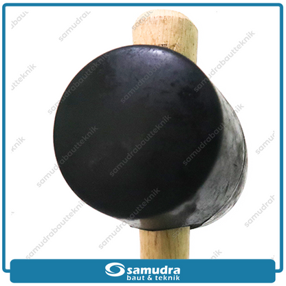 HASSTON 1513-103 Palu Karet Gagang Kayu 60 mm