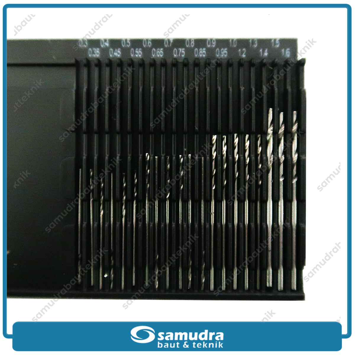 IKURA IKR-MBM201 Mata Bor Besi Set 20 pcs / Microbox HSS Twist Drill