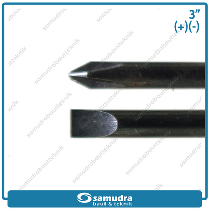 [PAKET] 2 Set ATS 3 Inch Obeng Listrik Plus Minus Electric Screwdriver