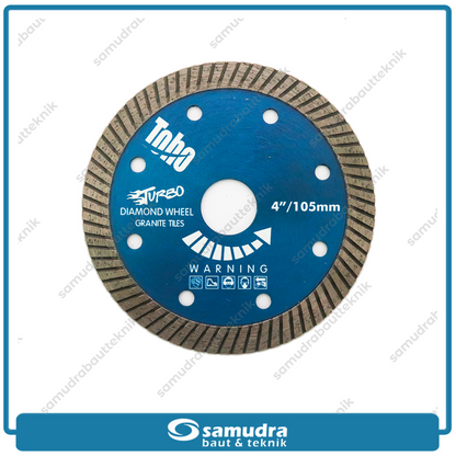 TOHO Mata Potong Keramik Turbo 4" / Diamond Wheel Turbo Rim