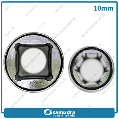 LIPPRO 3230M-10 Mata Sok Panjang 1/2" 6PT 10 mm / Deep Socket