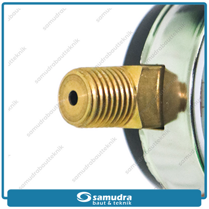 IWA Alat Ukur Tekanan Angin 2.5" Lonceng 10 bar