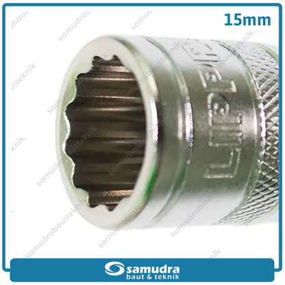 LIPPRO 3126M-15 Mata Sok 1/2" 12PT 15 mm