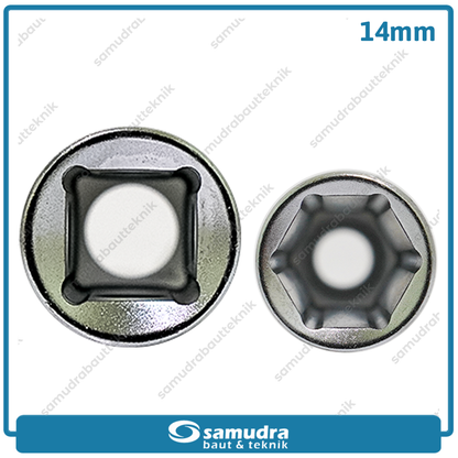 LIPPRO 3230M-14 Mata Sok Panjang 1/2" 6PT 14 mm / Deep Socket