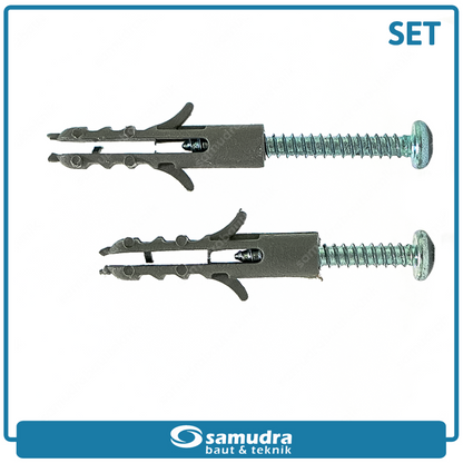 SMD 30 pcs Sekrup Fisher Set S6 Lancip Kecil