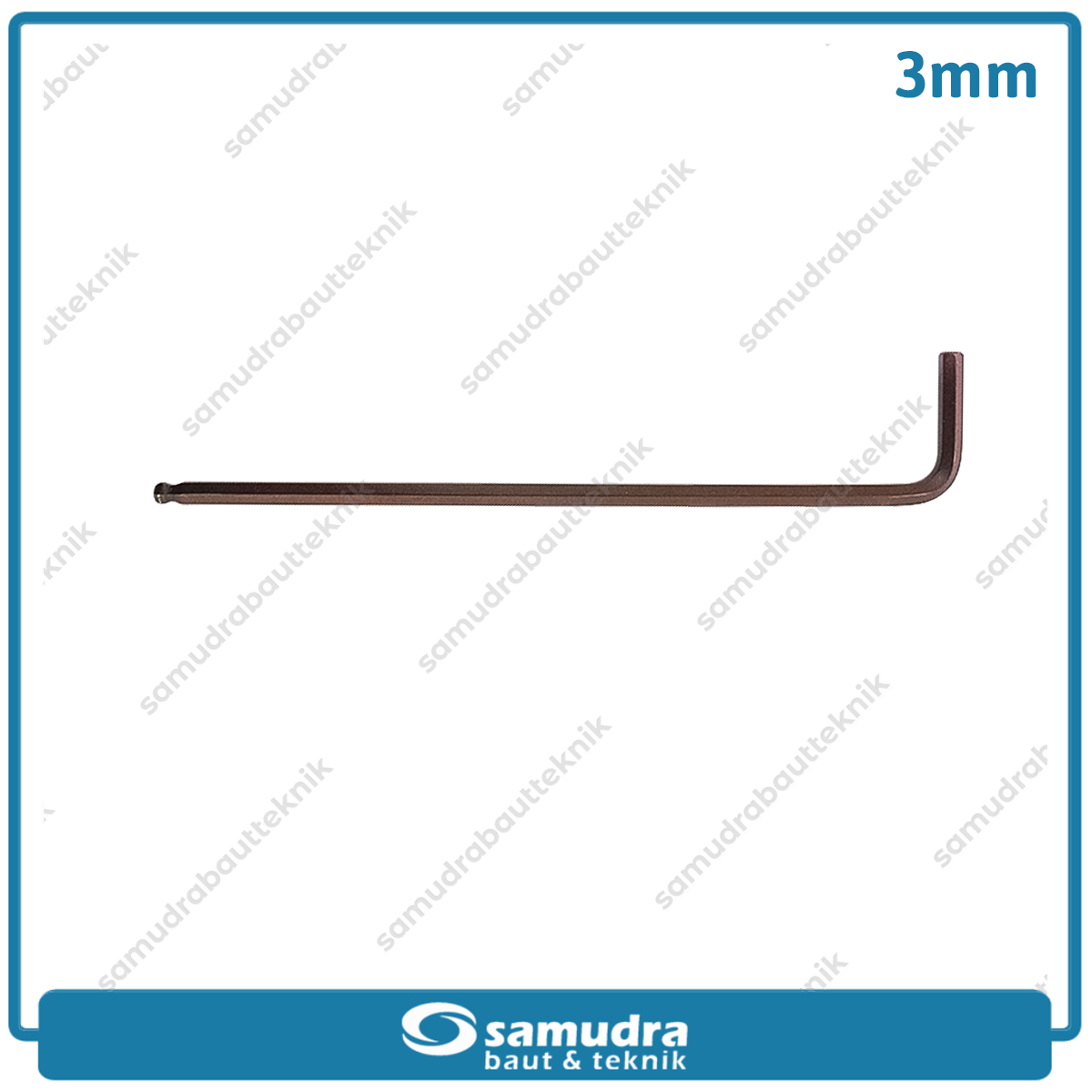 LIPPRO 168-3.0 Kunci L Panjang Extra Long Ballpoint 3 mm