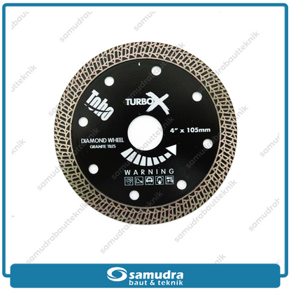 TOHO Mata Potong Keramik Turbo X 4" / Diamond Wheel Turbo Rim