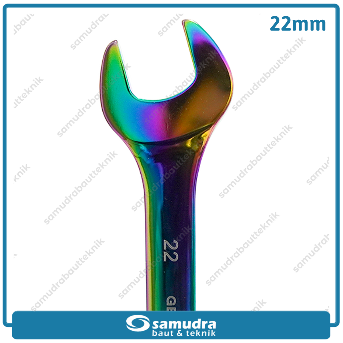 GRIPON 18-622 Kunci Ring Pas Titanium 22 mm