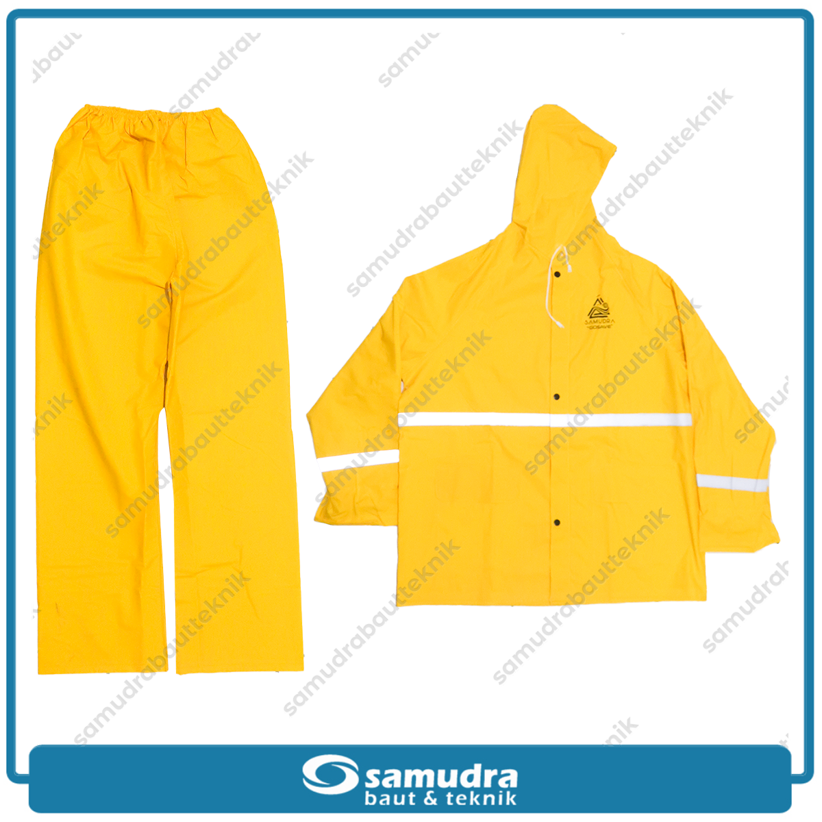 GOSAVE SAMUDRA 2S Jas Hujan Baju Celana (XL) Kuning