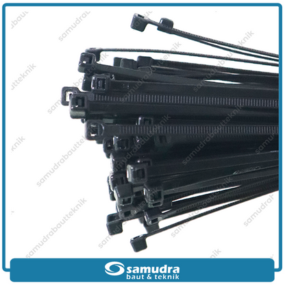 Paket 10 set JP Kabel Ties 3.6 x 300 mm Hitam