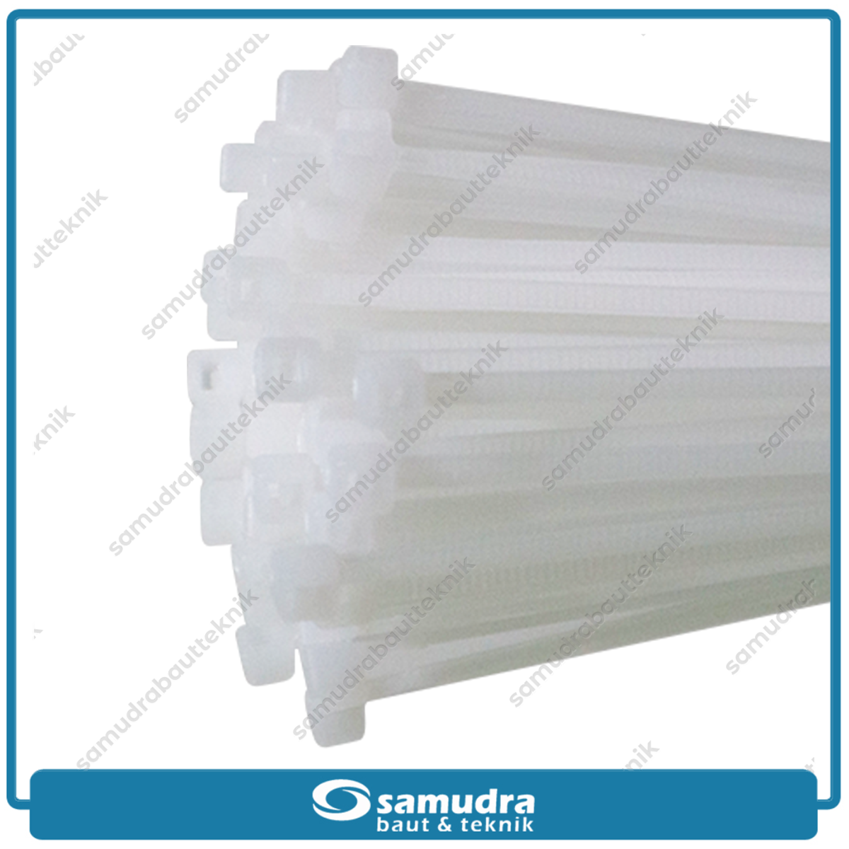 Paket 5 Set JP Kabel Ties 2.5 x 200 mm Putih