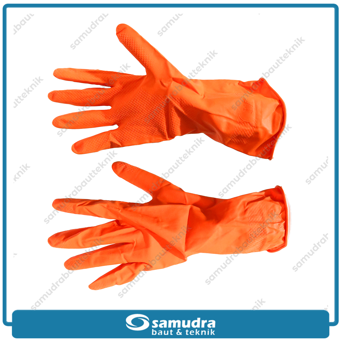 KENMASTER SRNG-114 Sarung Tangan Karet - Orange (XL)