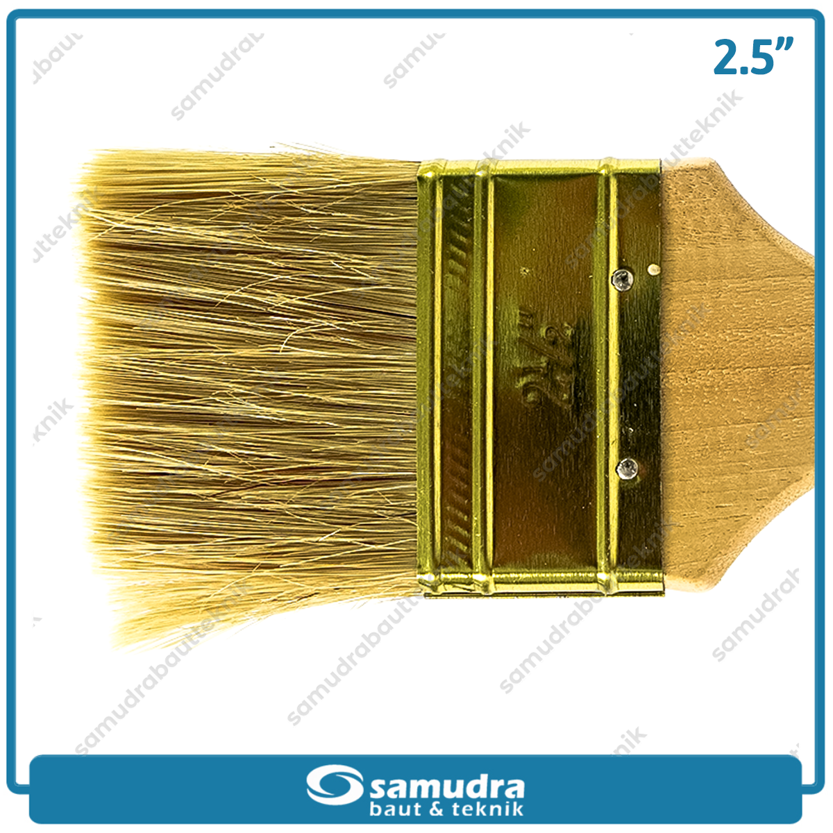 PINEHILL PH-999 1 pak isi 12 pcs Kuas Cat Putih 2-1/2"