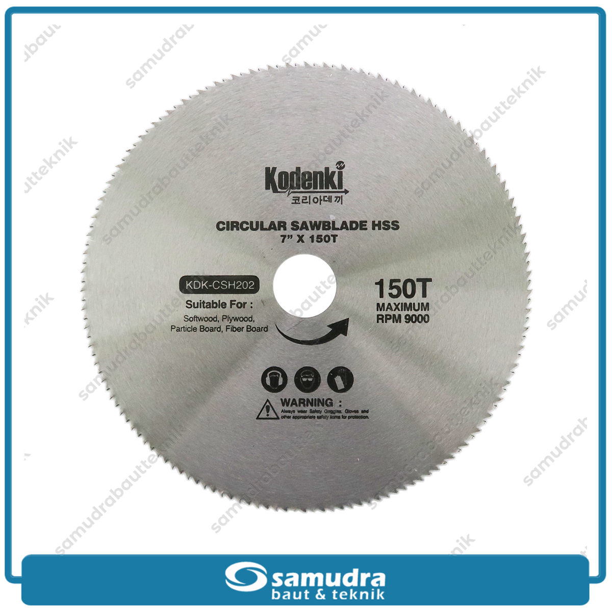 KODENKI KDK-CSH202 Circular Saw Blade HSS 7" x 150T
