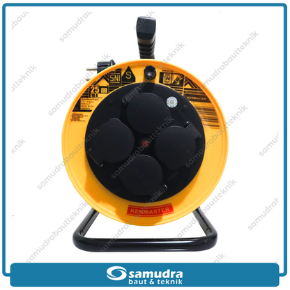 KENMASTER KBRL-033 Kabel Rol SNI 4 Lubang 25 Meter