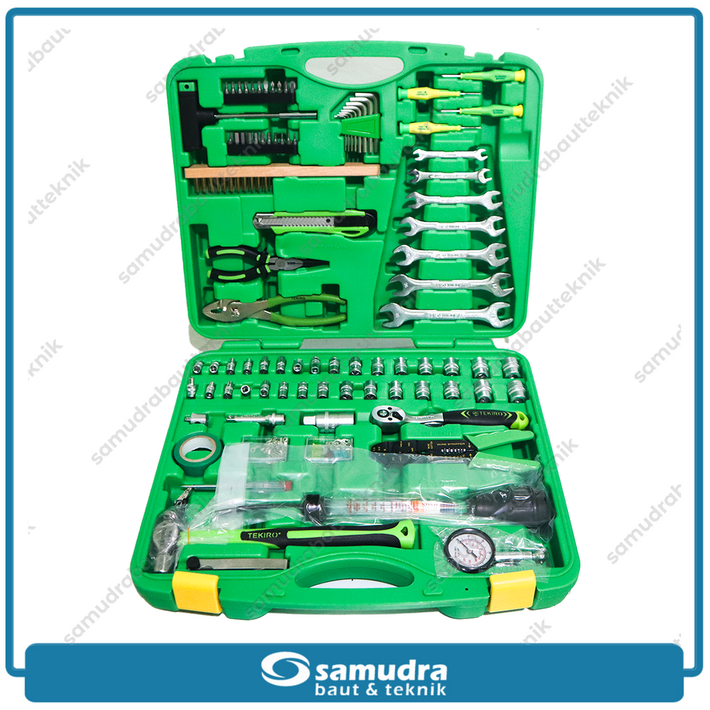 TEKIRO SC-MT0628 Tool Kit Mekanik Set 130 pcs Box Plastik / Mechanic Tools