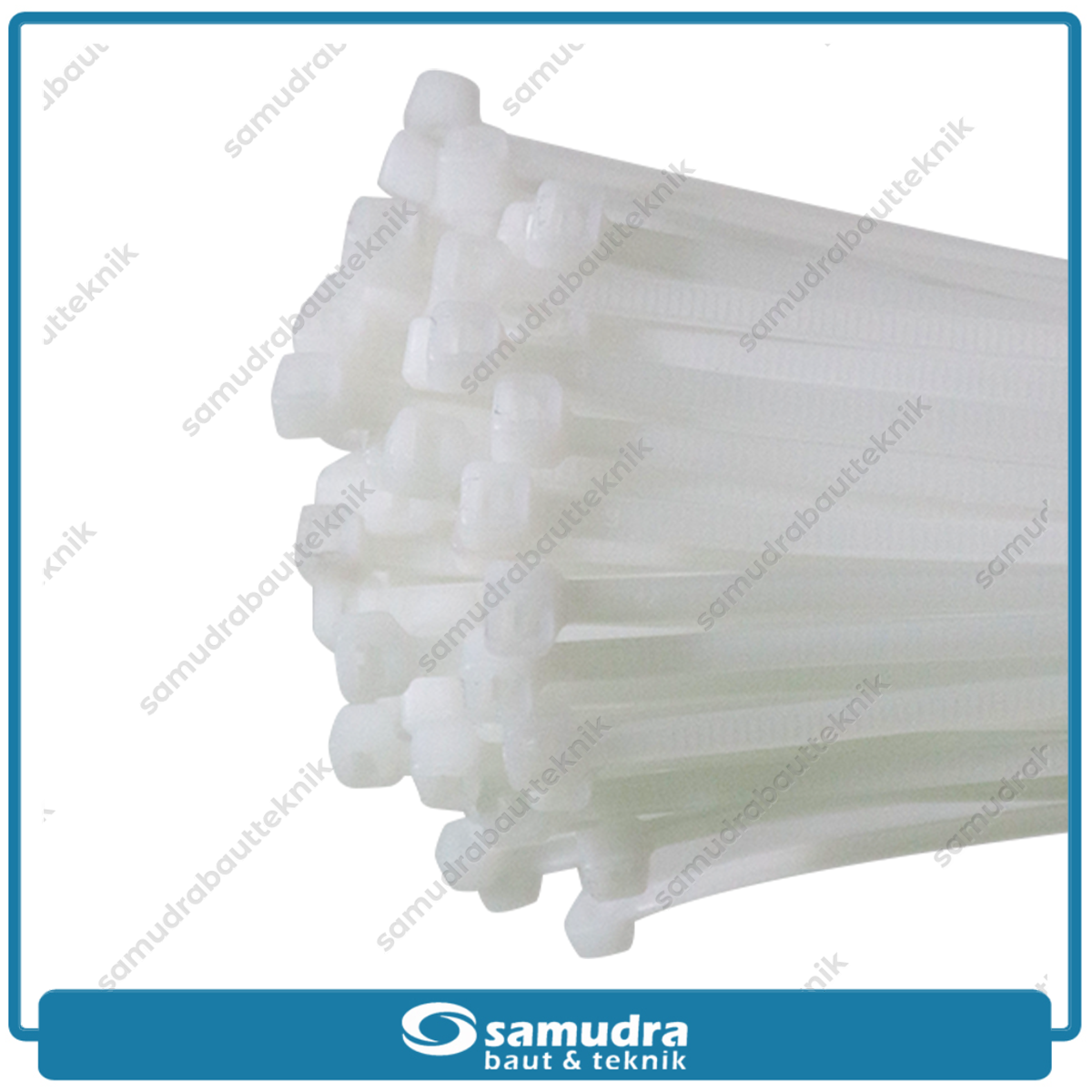 Paket 10 set JP Kabel Ties 3.6 x 300 mm Putih