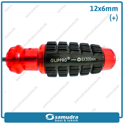 LIPPRO 126-1264 Obeng Gagang Karet 12" Plus PH2