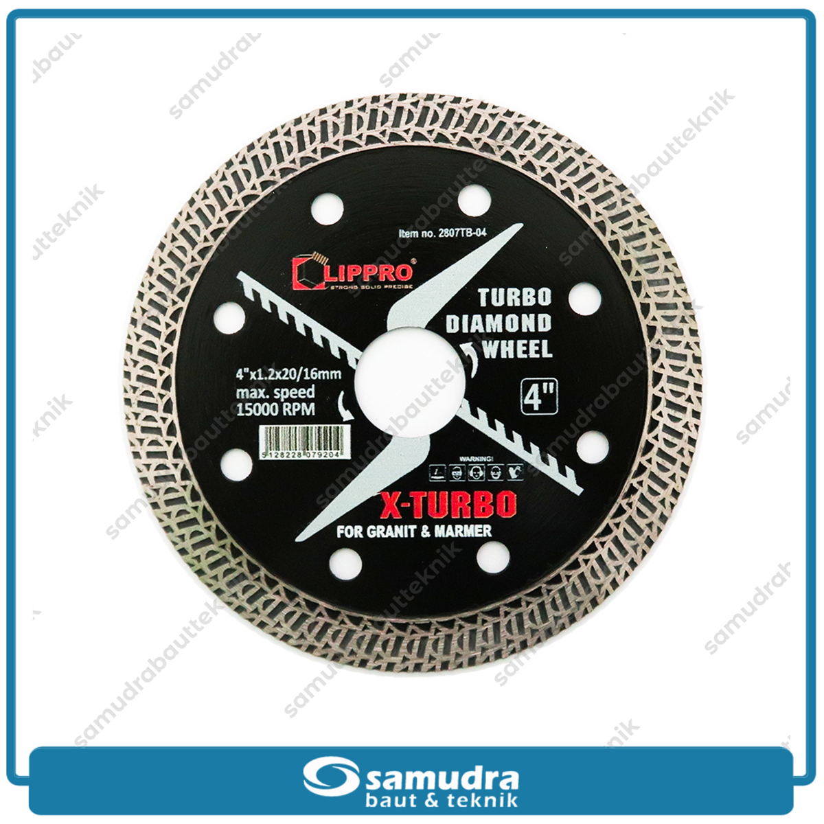 LIPPRO 2807TB-04 Mata Potong Keramik Turbo 4" / Diamond Wheel X-Turbo