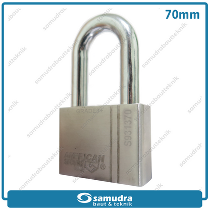 AMERICANSECURE Gembok 70 mm Long / Gembok Leher Panjang