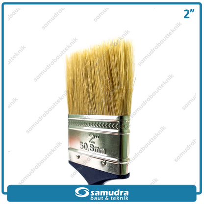 PINEHILL PH-822 1 pak isi 12 pcs Kuas Cat Putih 2"