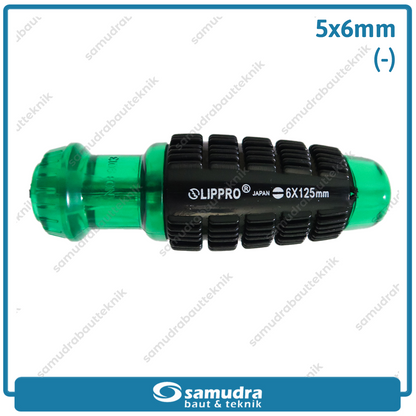 LIPPRO 126-563 Obeng Gagang Karet 5" Minus SL6
