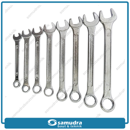 IWA Kunci Ring Pas Set 8 pcs (8-19 mm)