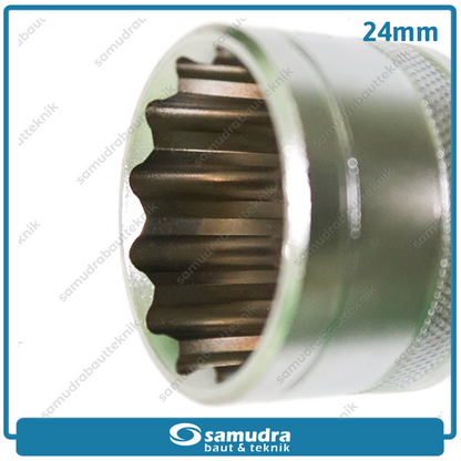 LIPPRO 3126M-24 Mata Sok 1/2" 12PT 24 mm