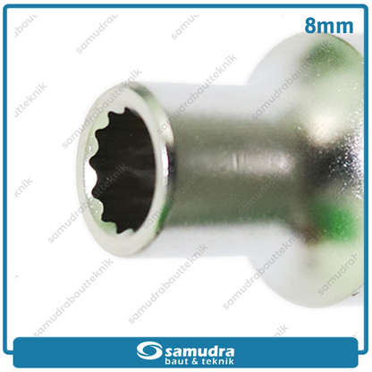 LIPPRO 3126M-8 Mata Sok 1/2" 12PT 8 mm