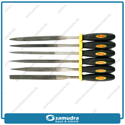 GRIPON 84-030 Kikir 4" Set 6 pcs