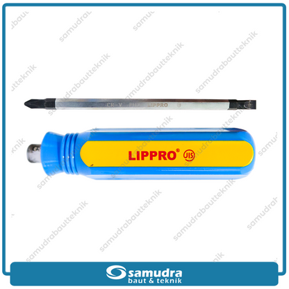 LIPPRO 126-2W Obeng 2 Way PH2 SL6