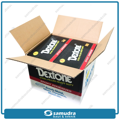 DEXTONE Lem Epoxy 5 menit - 1 dus besar isi 16 lusin