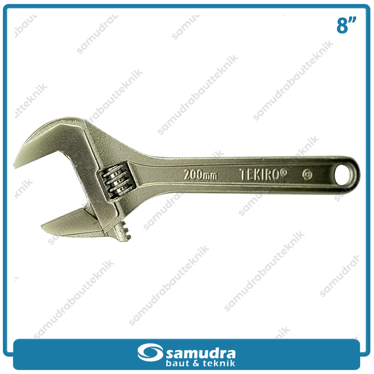 TEKIRO WR-AD1960 Kunci Bago 8" New Tipe EU / Kunci Inggris