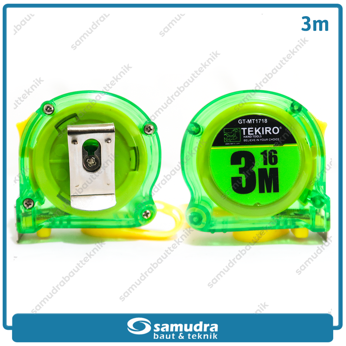 TEKIRO GT-MT1718 Meteran Transparan 3 meter