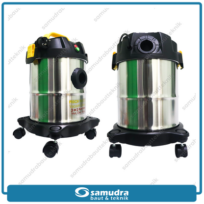 FISCH MB12LS Mesin Vacuum Cleaner Listrik 12 Liter Tabung Stainless