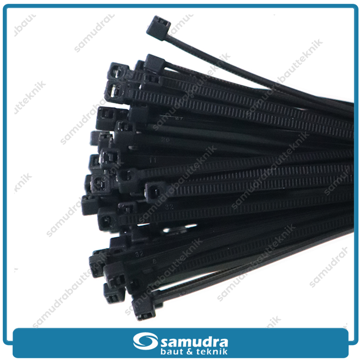 Paket 5 Set JP Kabel Ties 2.5 x 100 mm Hitam