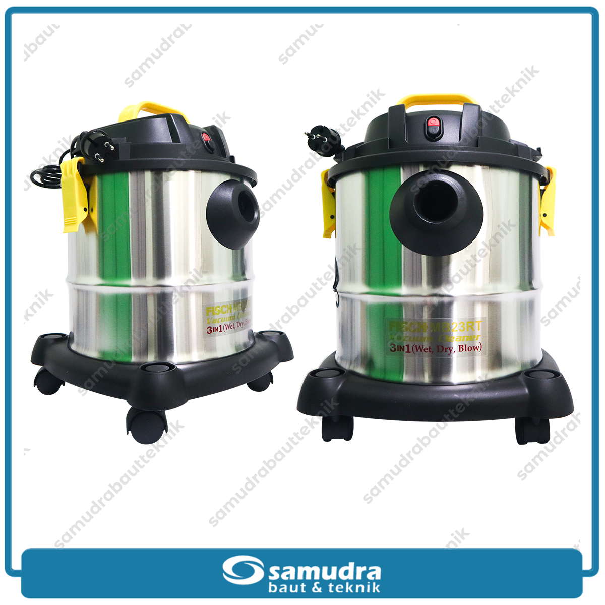 FISCH MB23RT Mesin Vacuum Cleaner Listrik 23 Liter Tabung Stainless
