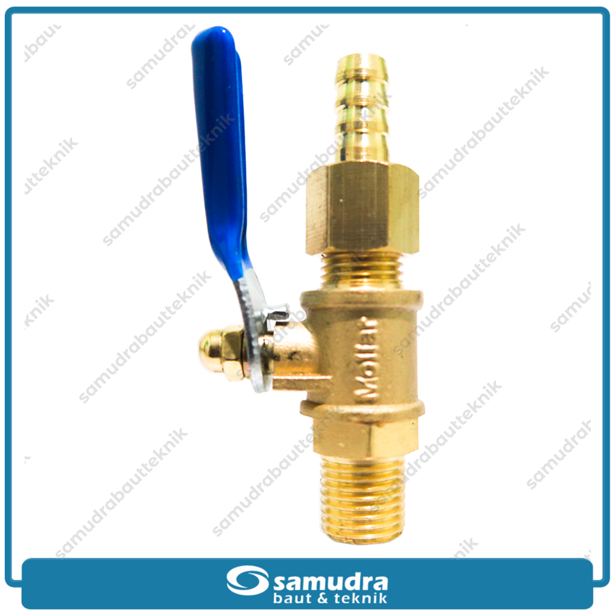 MOLLAR BMBV1/4 Kran Angin 1/4" / Keran Kompresor Kuningan