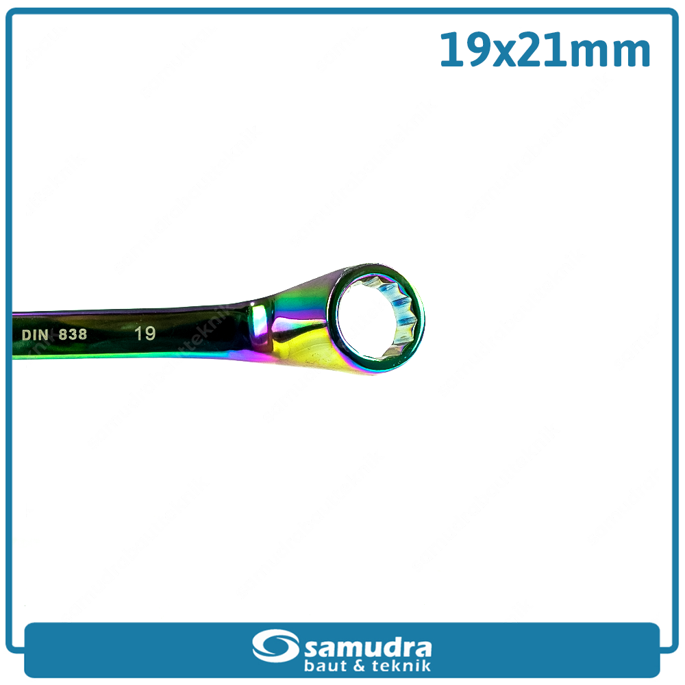 GRIPON 18-849 Kunci Ring Titanium 22x24 mm