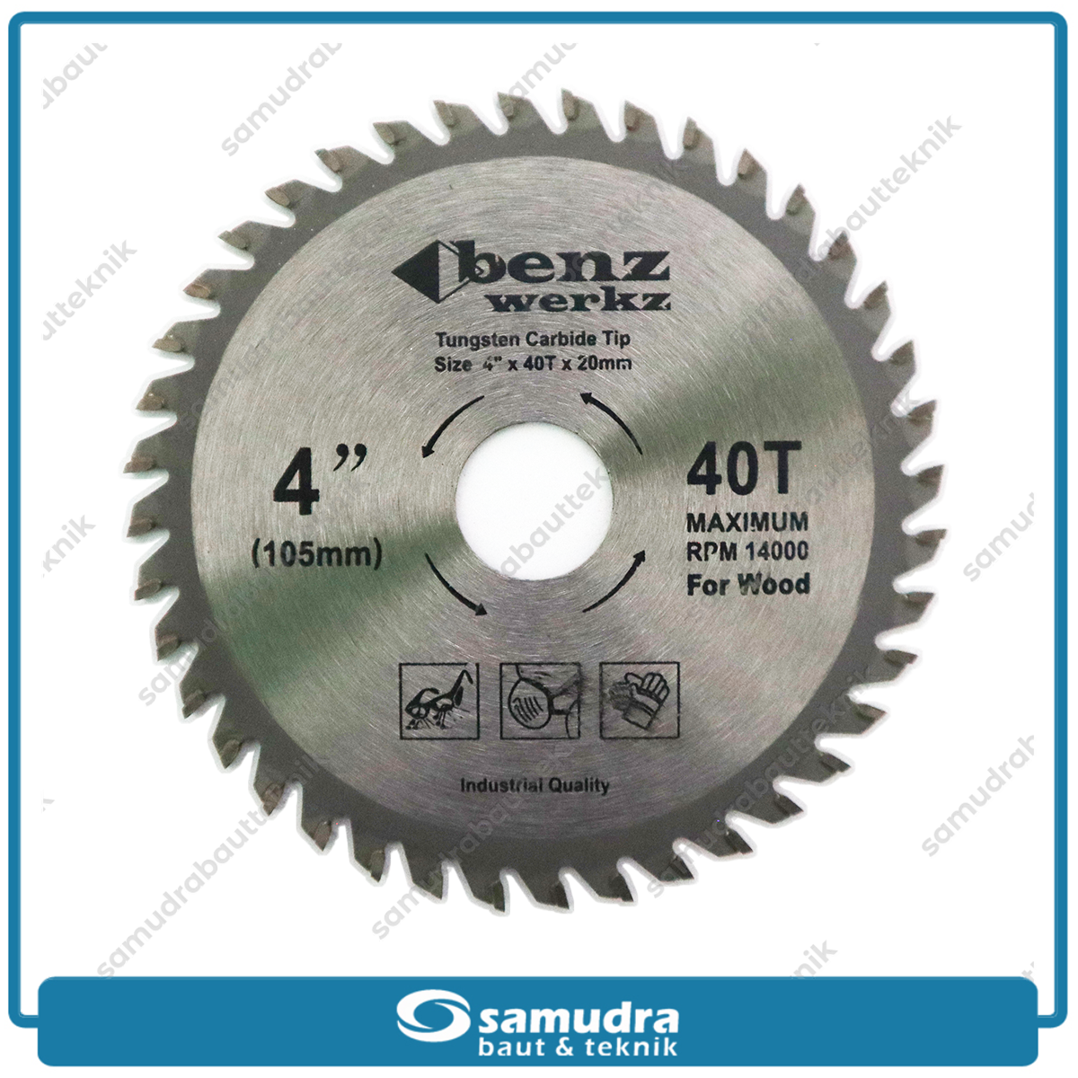 BENZ BZ-7045 Mata Gerinda Potong Kayu 4"x40T / Circular Saw Blade