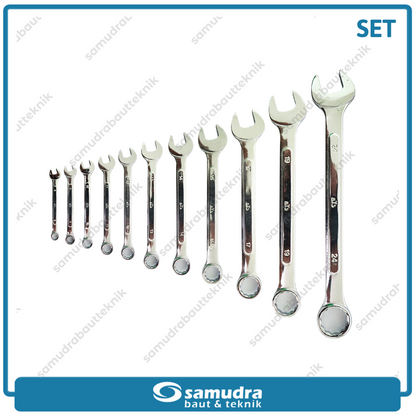 ATS Kunci Ring Pas Set 11 pcs (8-24 mm)