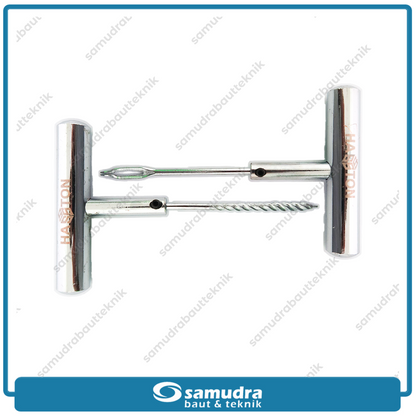 HASSTON 0230-110 Alat Tambal Ban Tubles Set Gagang Besi