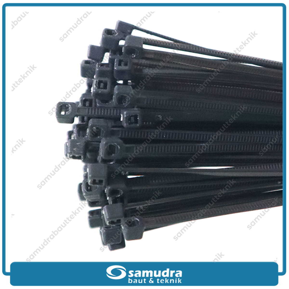 Paket 10 set JP Kabel Ties 2.5 x 200 mm Hitam
