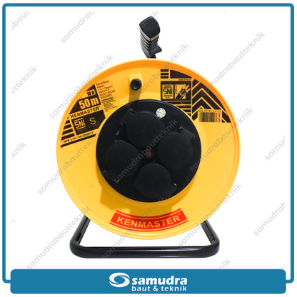 KENMASTER KBRL-034 Kabel Rol SNI 4 Lubang 50 Meter