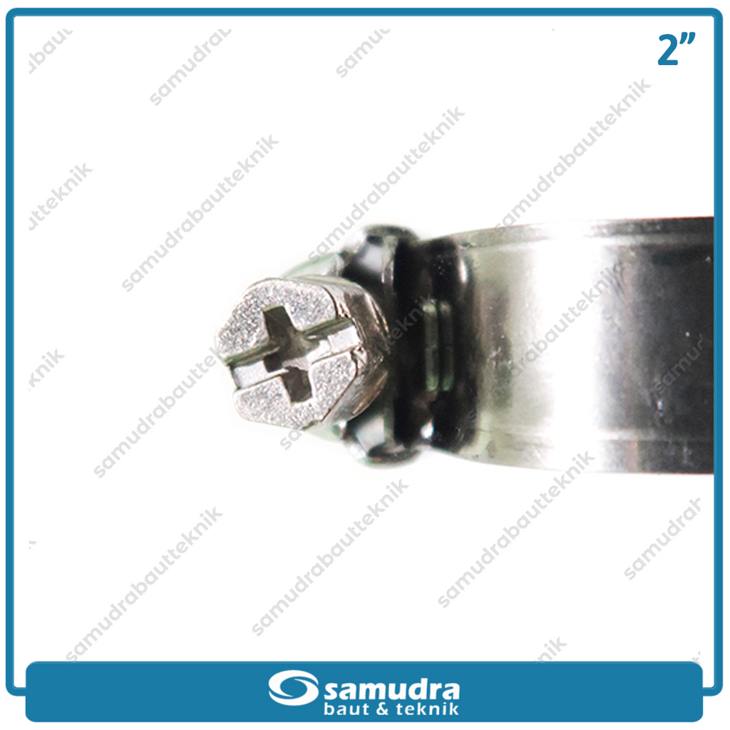 LIPPRO Klem Selang 2" Inch Ss Hose Clamp Taiwan - Isi 50 Pcs