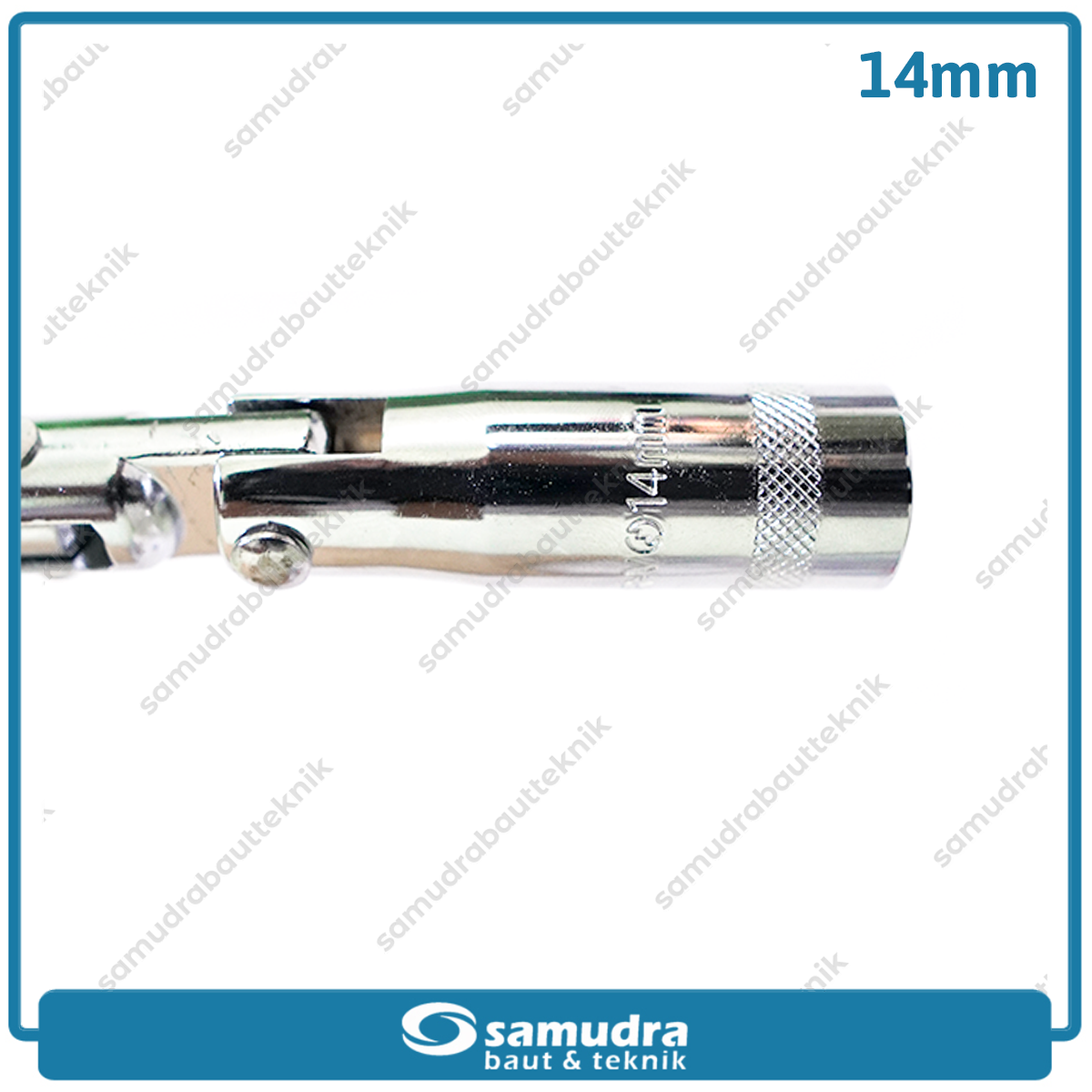 LIPPRO 890N-14 Kunci Sok T Busi Fleksibel Chrome 14 mm